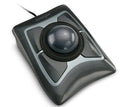 Black Silver Trackball Mouse Q141