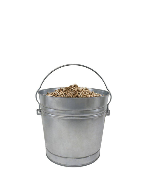 10-Gallon Galvanized Steel Trash Can with Locking Lid R3998