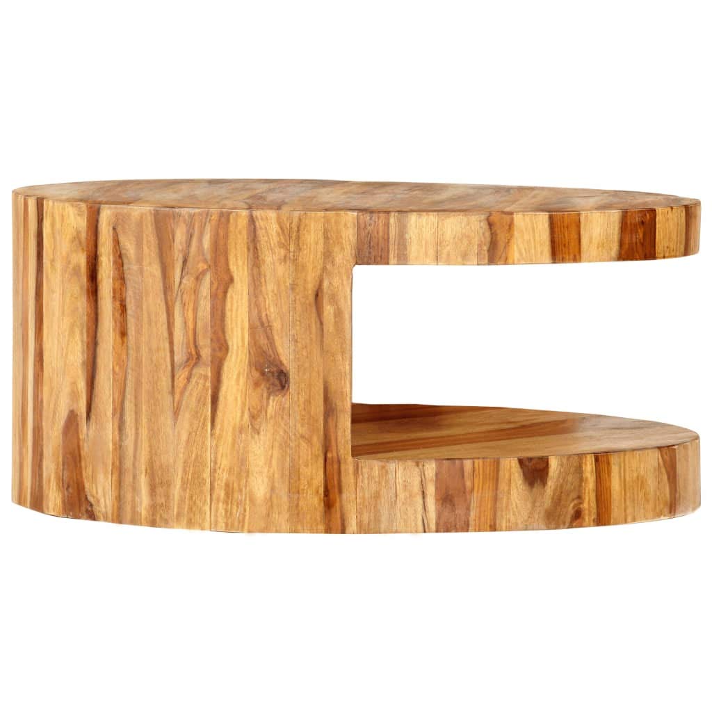 Solid Sheesham Wood Coffee Table Q114