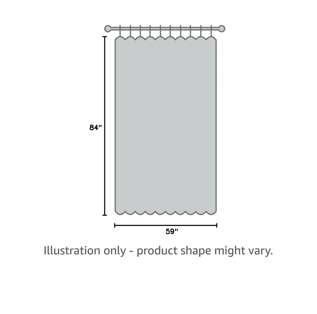 White 2 Panels Waterproof Mosquito Netting Curtains H382