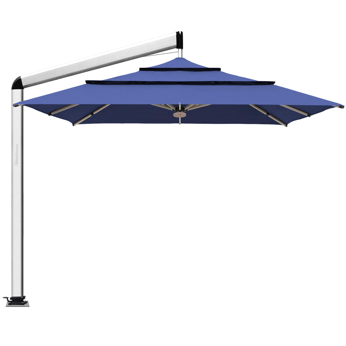10x10FT Aluminum Cantilever Patio Umbrella with Light J680