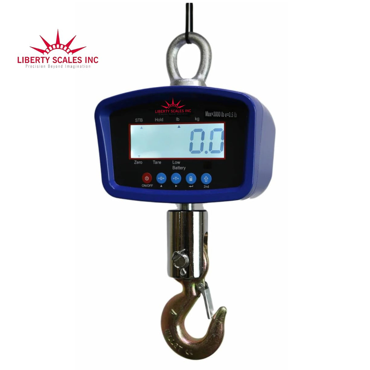 500 lb Digital Hanging Crane Scale with LCD Display U741