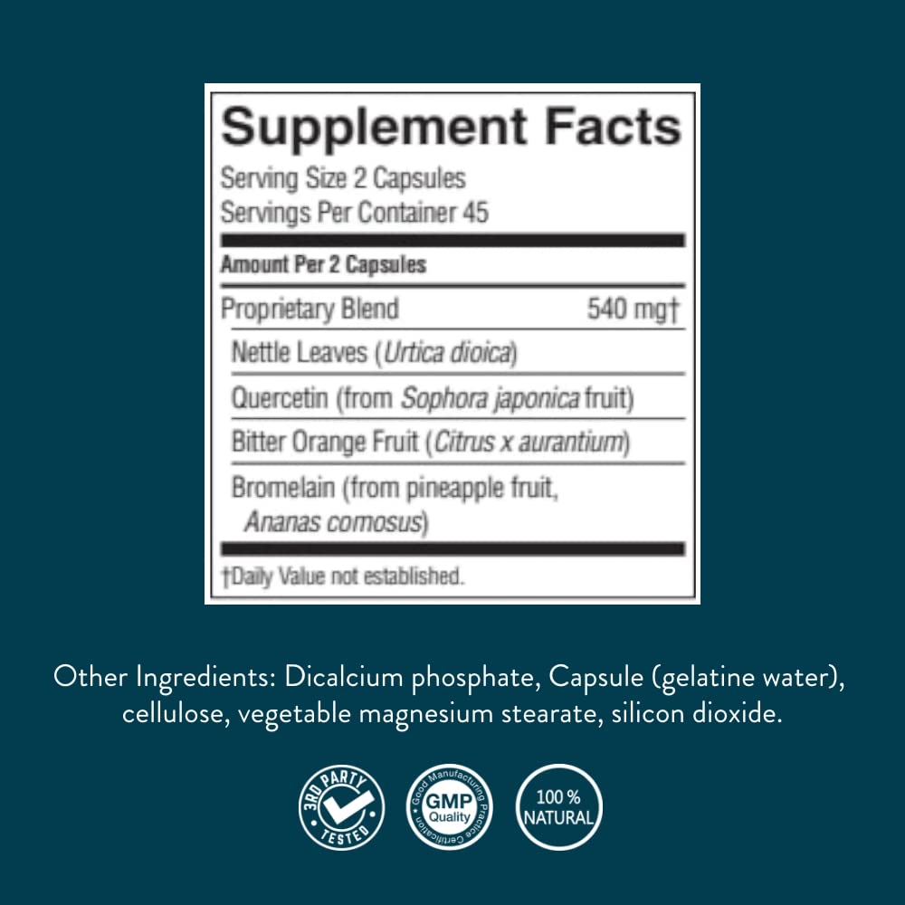 90 Capsules Respiratory Support Supplement T6573