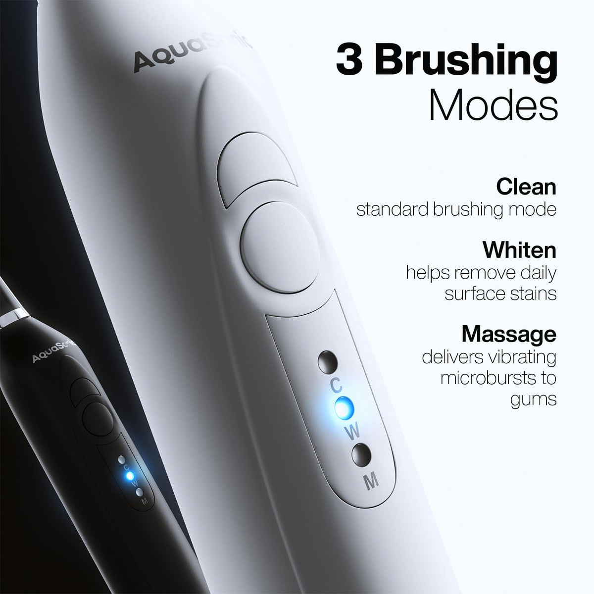 Electric Toothbrushes with 3 Modes and 10 Brush Heads J704076