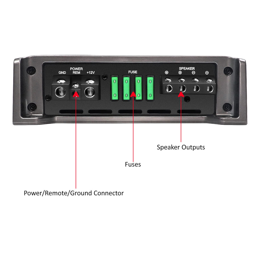 2500W Class D Car Audio Mono Block Subwoofer Amplifier R95751