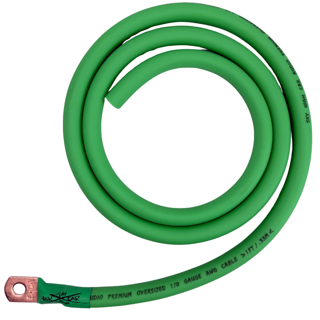 Oversized 1/0 Gauge AWG Electrical Wiring Kit M31206