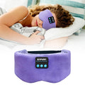 Bluetooth Sleep Mask Wireless Headphones Purple T9553