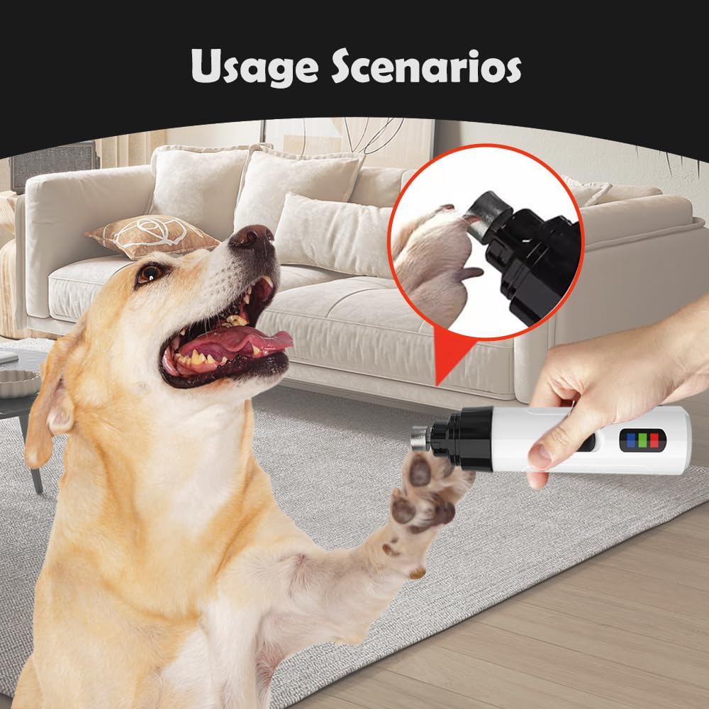 Silent Rechargeable Electric Dog Nail Grinder F115178