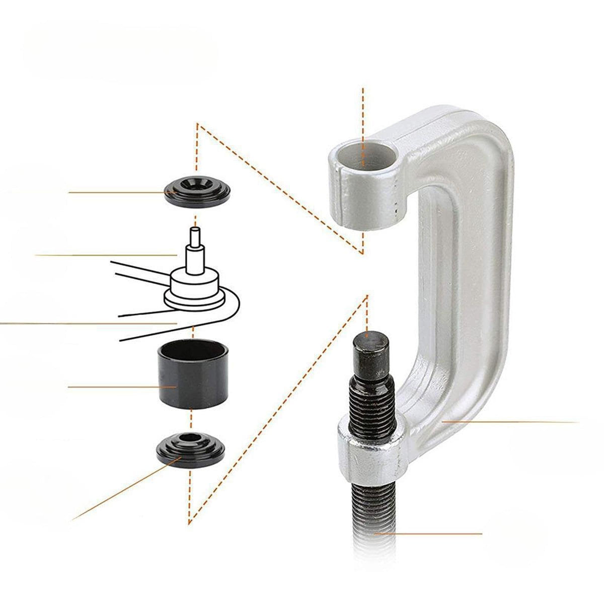 21 Piece Ball Joint Press Tool Kit with Adapters C72062