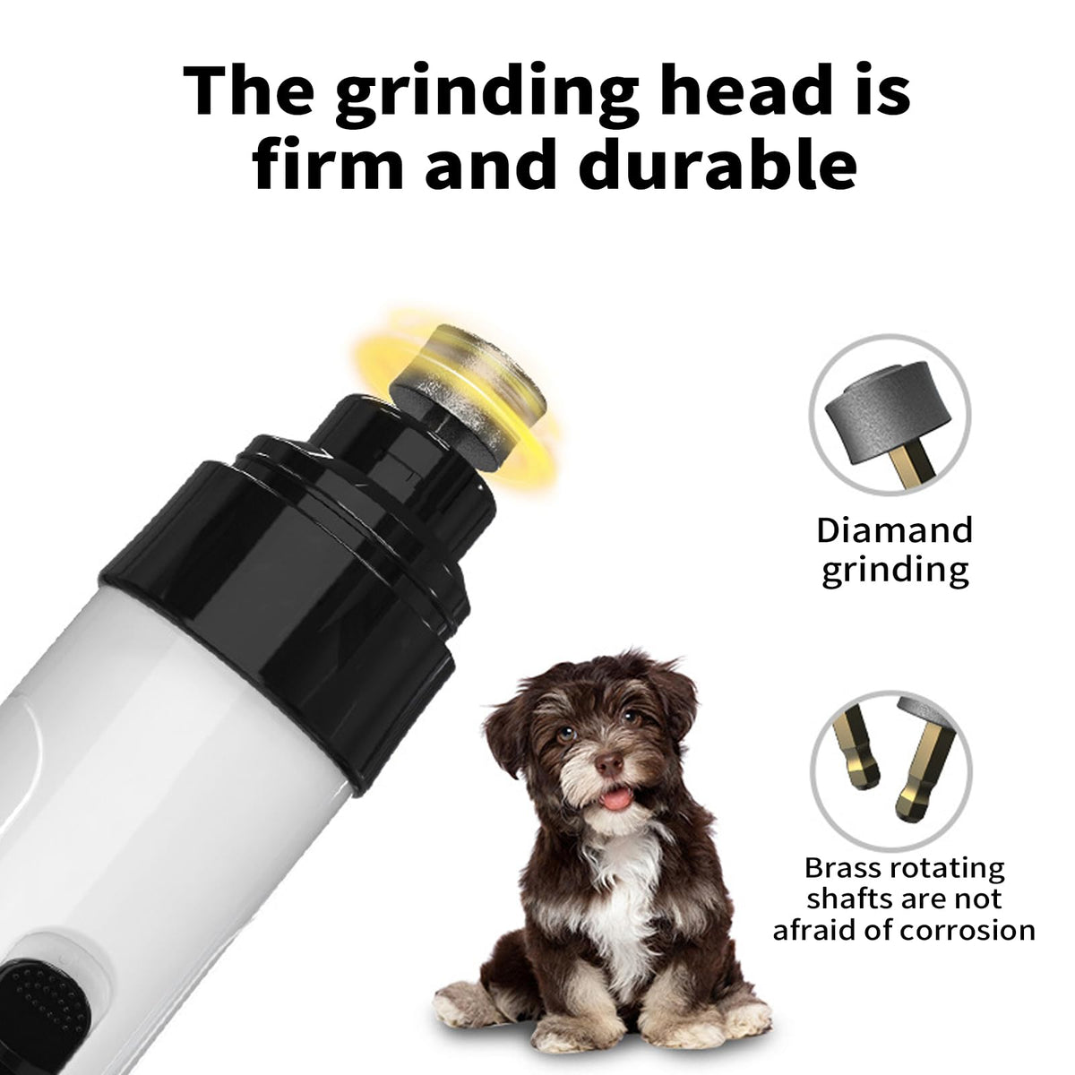 Dog Nail Grinder Rechargeable USB Charging J703