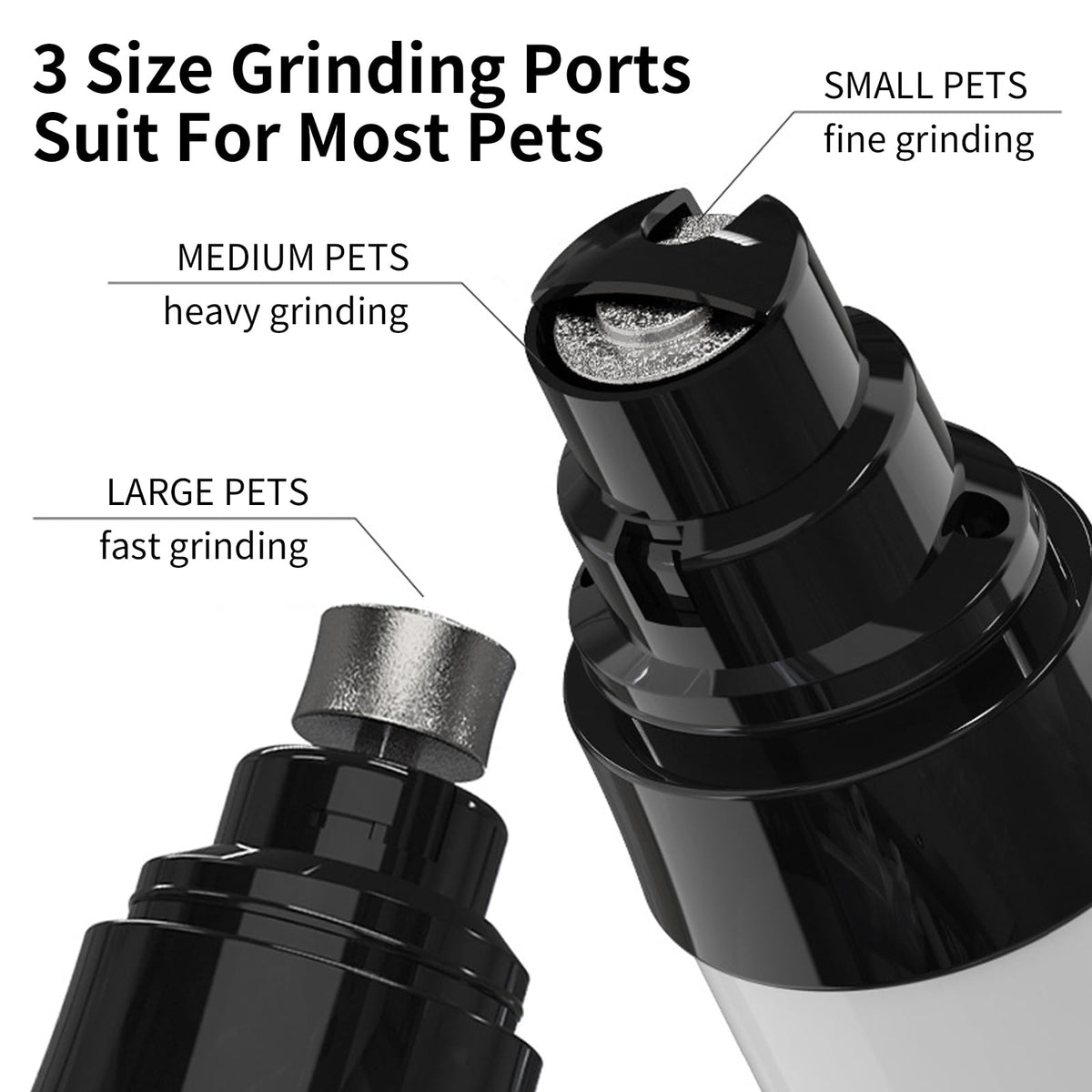 Dog Nail Grinder Rechargeable USB Charging J703