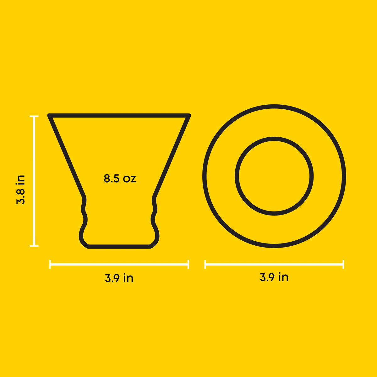 Stemless Martini Glasses Set of 4 S75543
