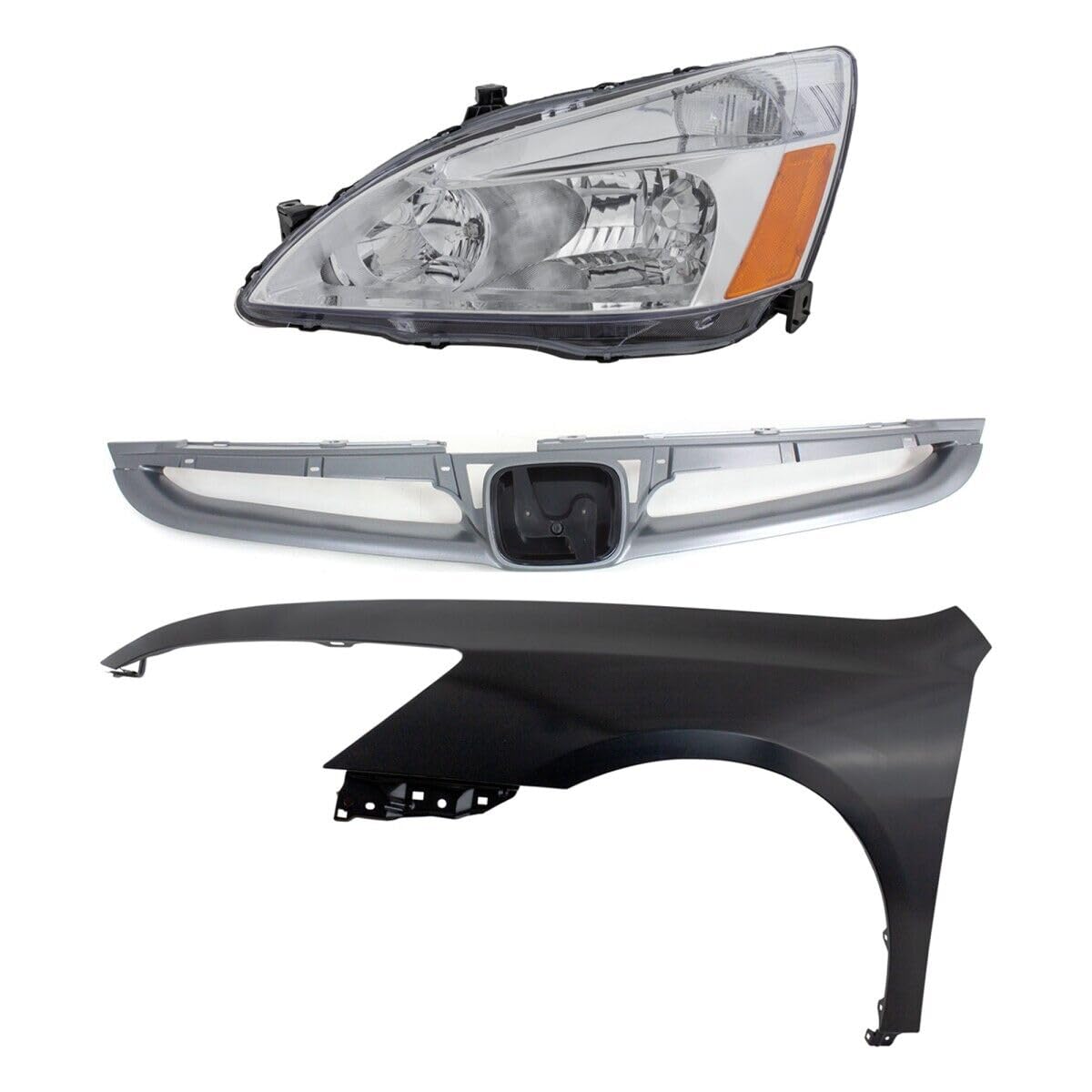 Replacement Headlight Lamp Set Left Hand Side Sedan V9334