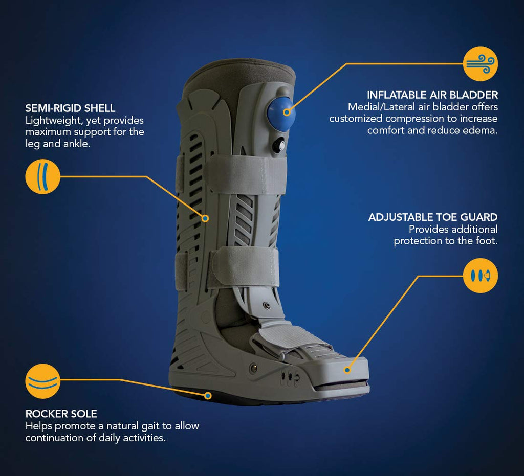 Medium Grey Fracture Boot O556
