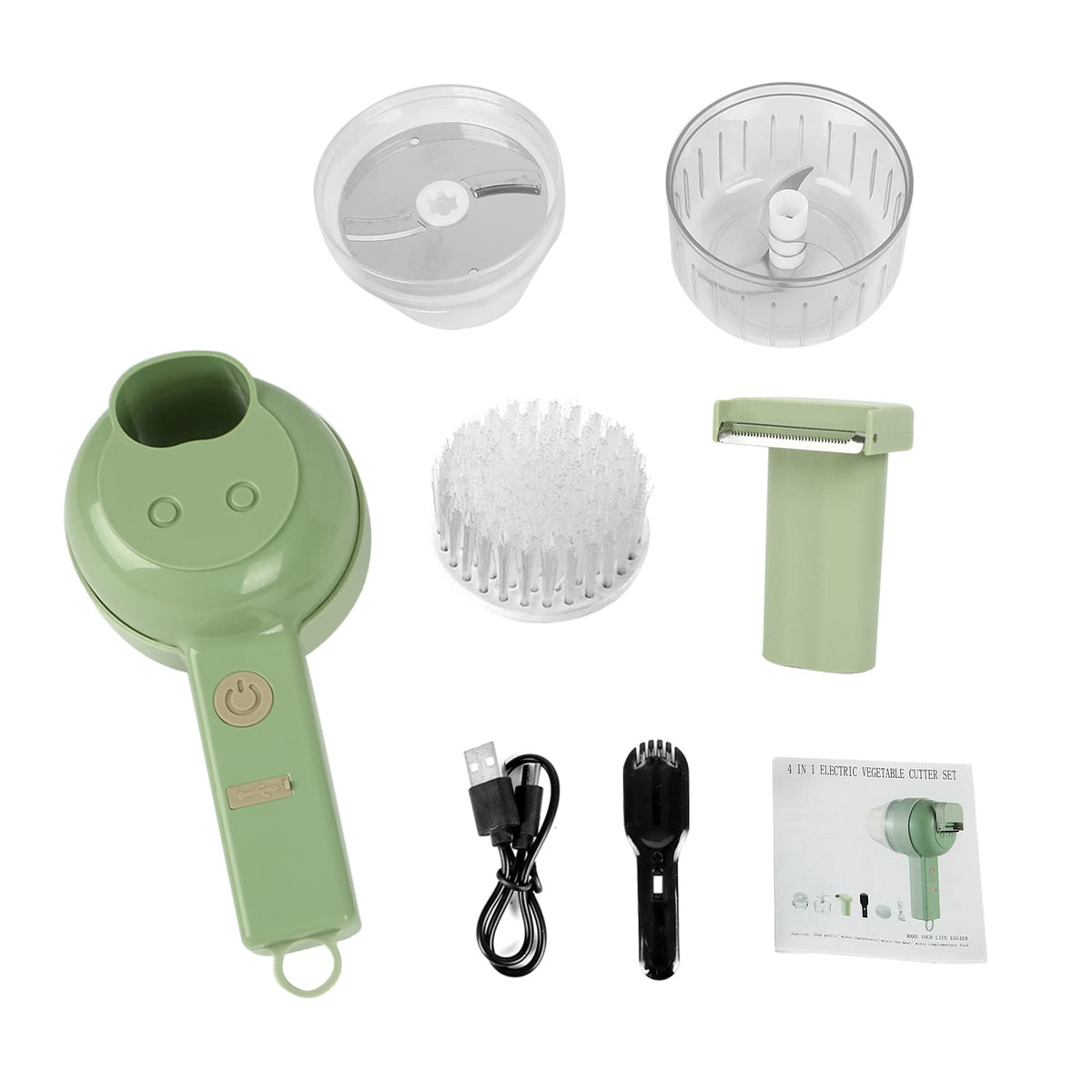 4 in 1 Handheld Electric Vegetable Cutter Set P994