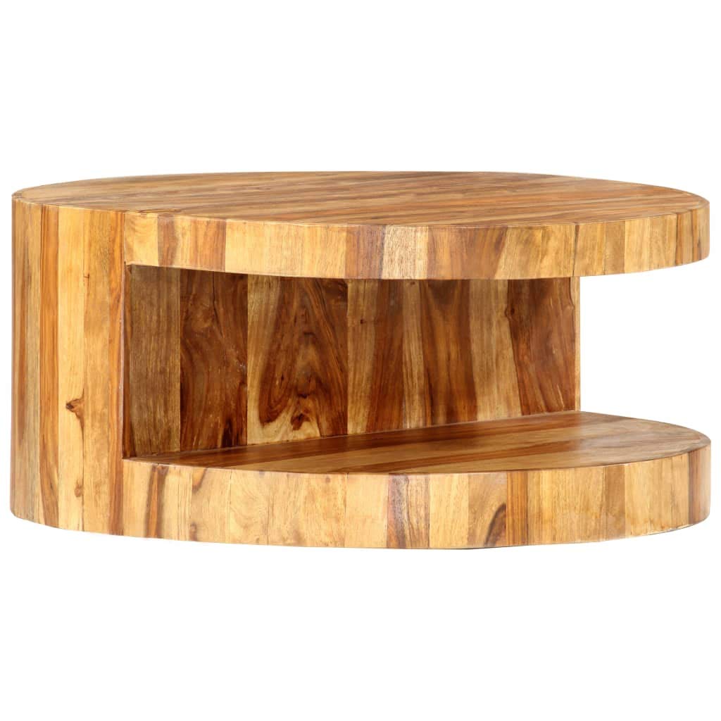 Solid Sheesham Wood Coffee Table Q114