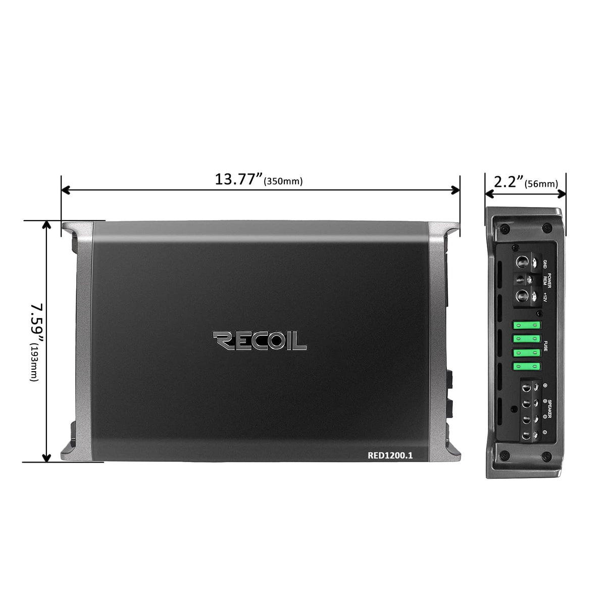 2500W Class D Car Audio Mono Block Subwoofer Amplifier R95751