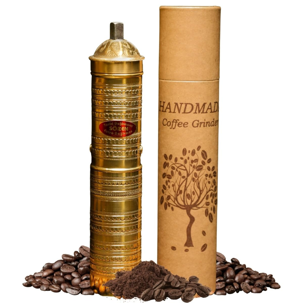 Manual Coffee Grinder Adjustable Hand Crank Burr Mill N193085