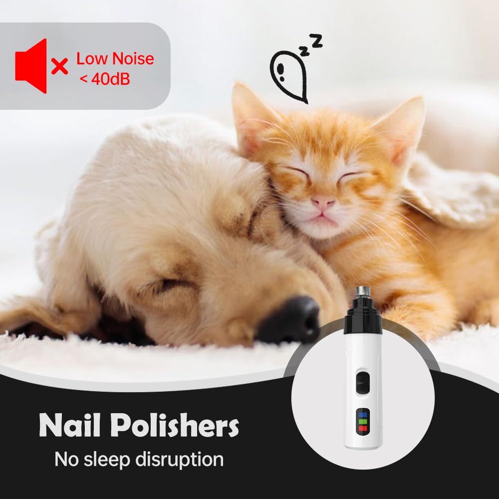 Silent Rechargeable Electric Dog Nail Grinder F115178