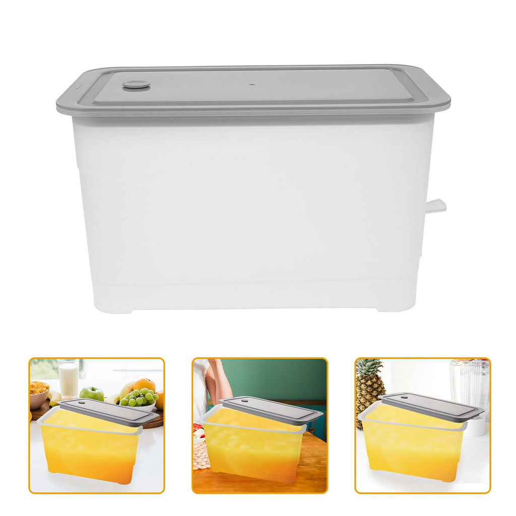4L Cold Water Jug with Faucet Gray Plastic R7277