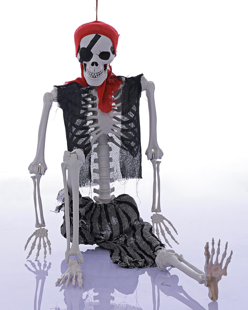 Life Size Pirate Skeleton Halloween Decoration R367