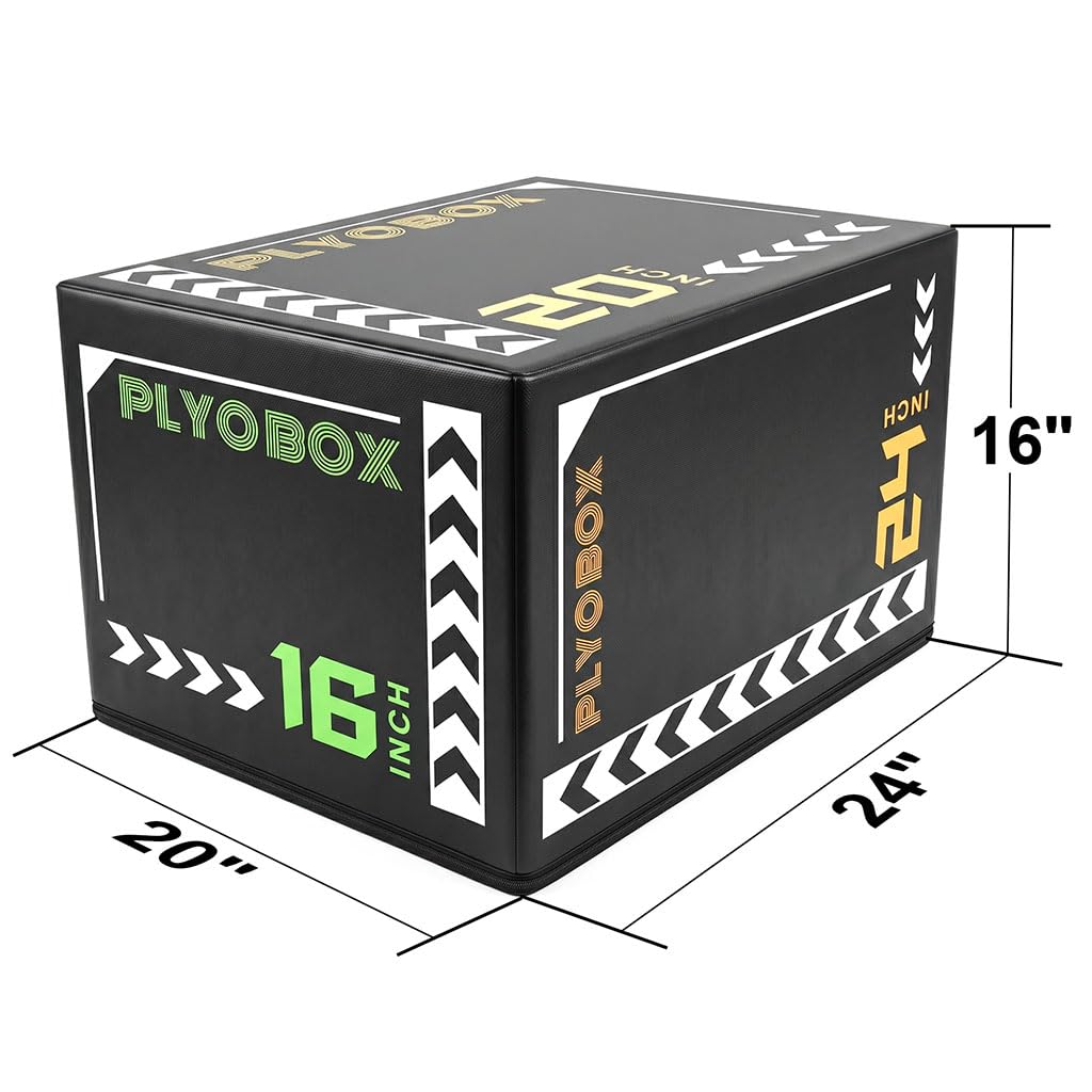 3-in-1 Foam Plyo Box with Non-Slip Cover H632335