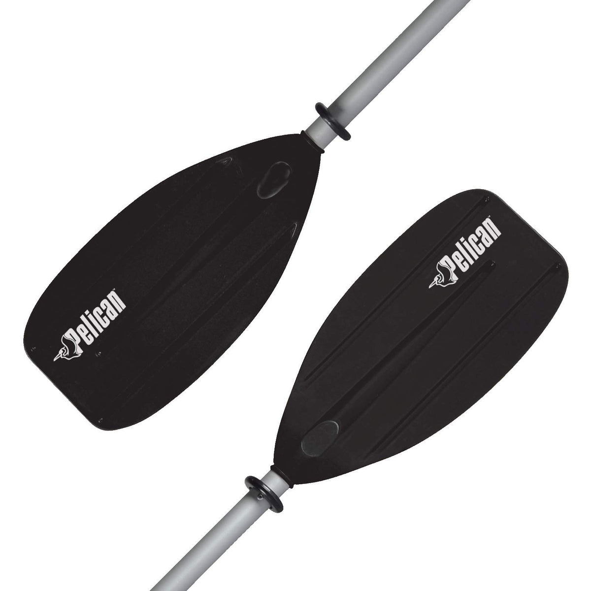 Kid Kayak Paddle 2 Piece Aluminum Polypropylene 72 in Black E14762