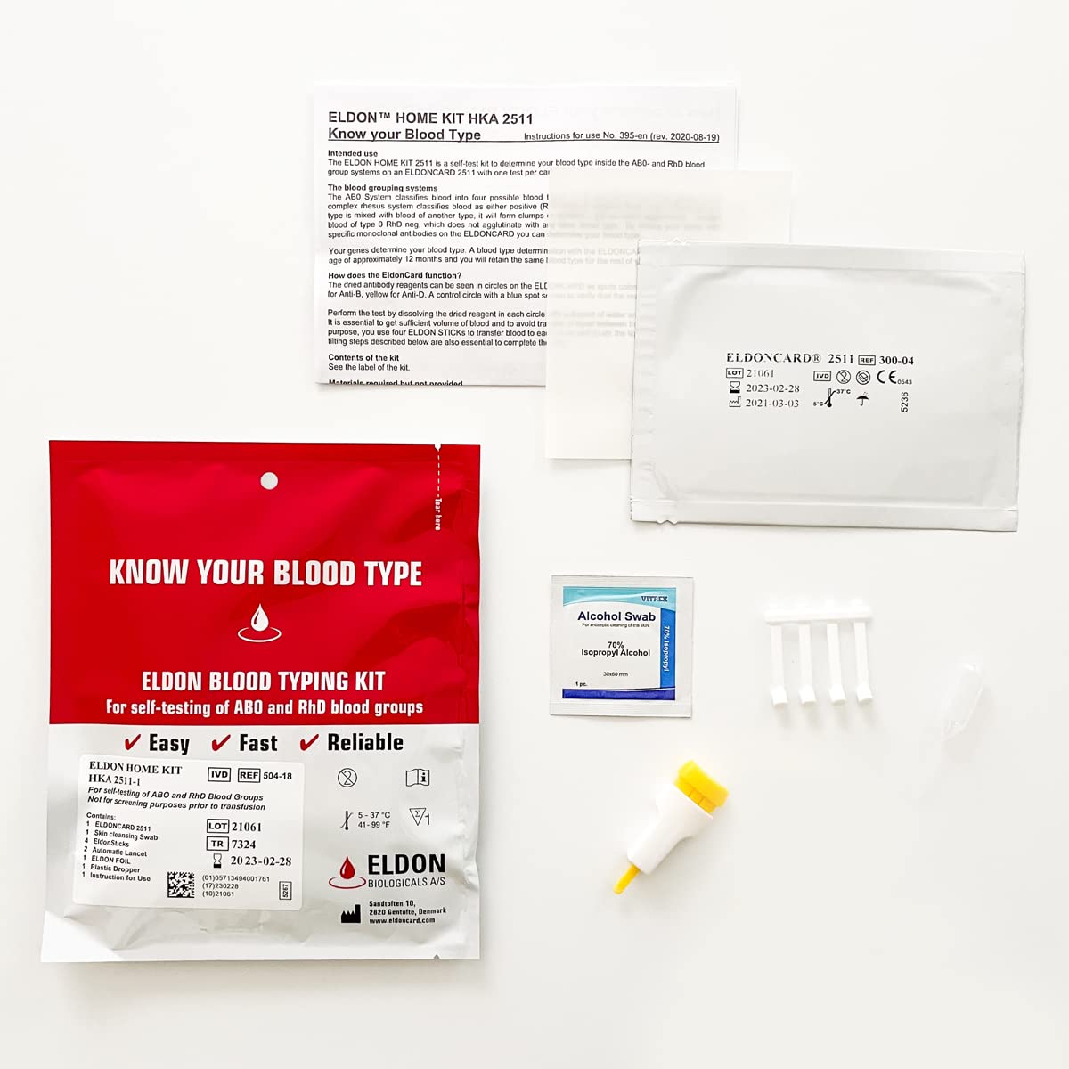 Home Blood Typing Kit 7 Kits T334384