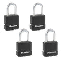 Heavy-Duty Keyed Outdoor Padlock 4-Pack I5457