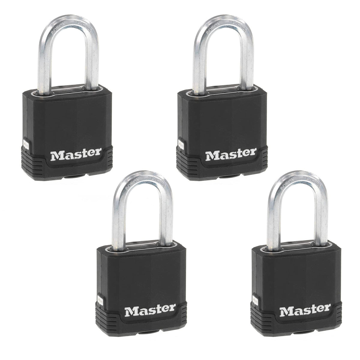 Heavy-Duty Keyed Outdoor Padlock 4-Pack I5457