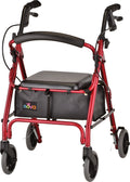 Lightweight Folding Narrow Rollator Walker with Seat F281
