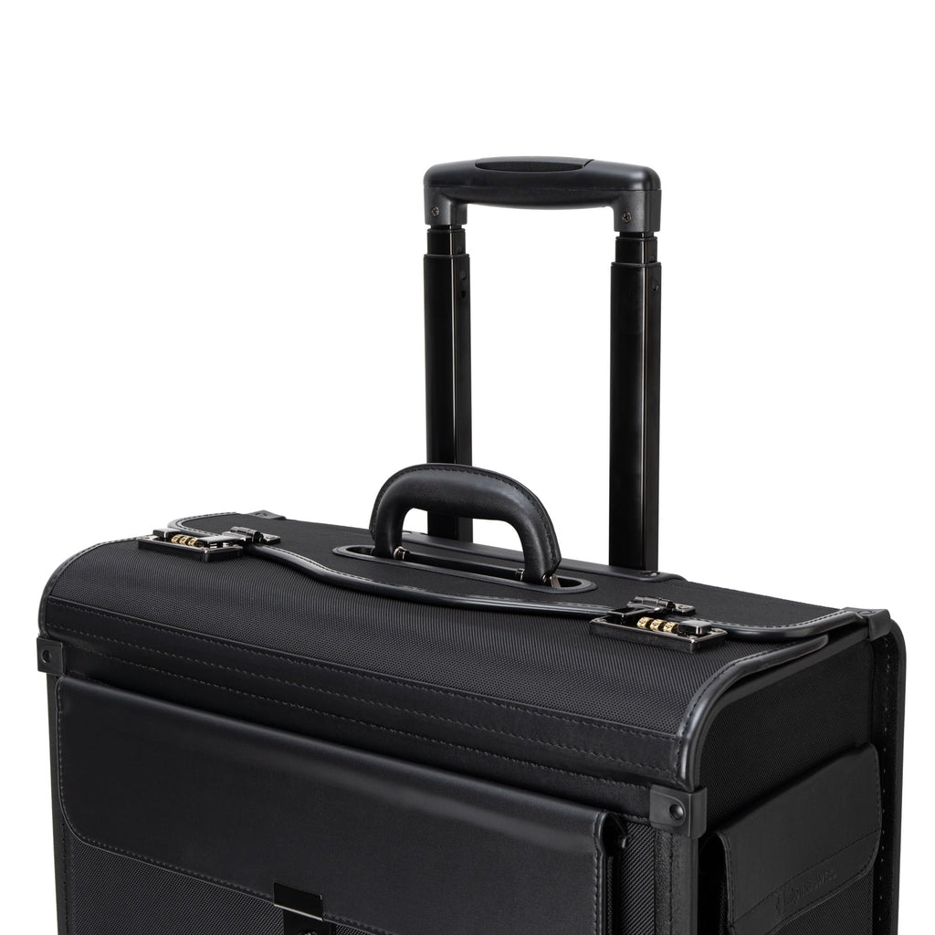 Wheeled Briefcase with 17” Laptop Compartment and Dual Combo Locks H97837