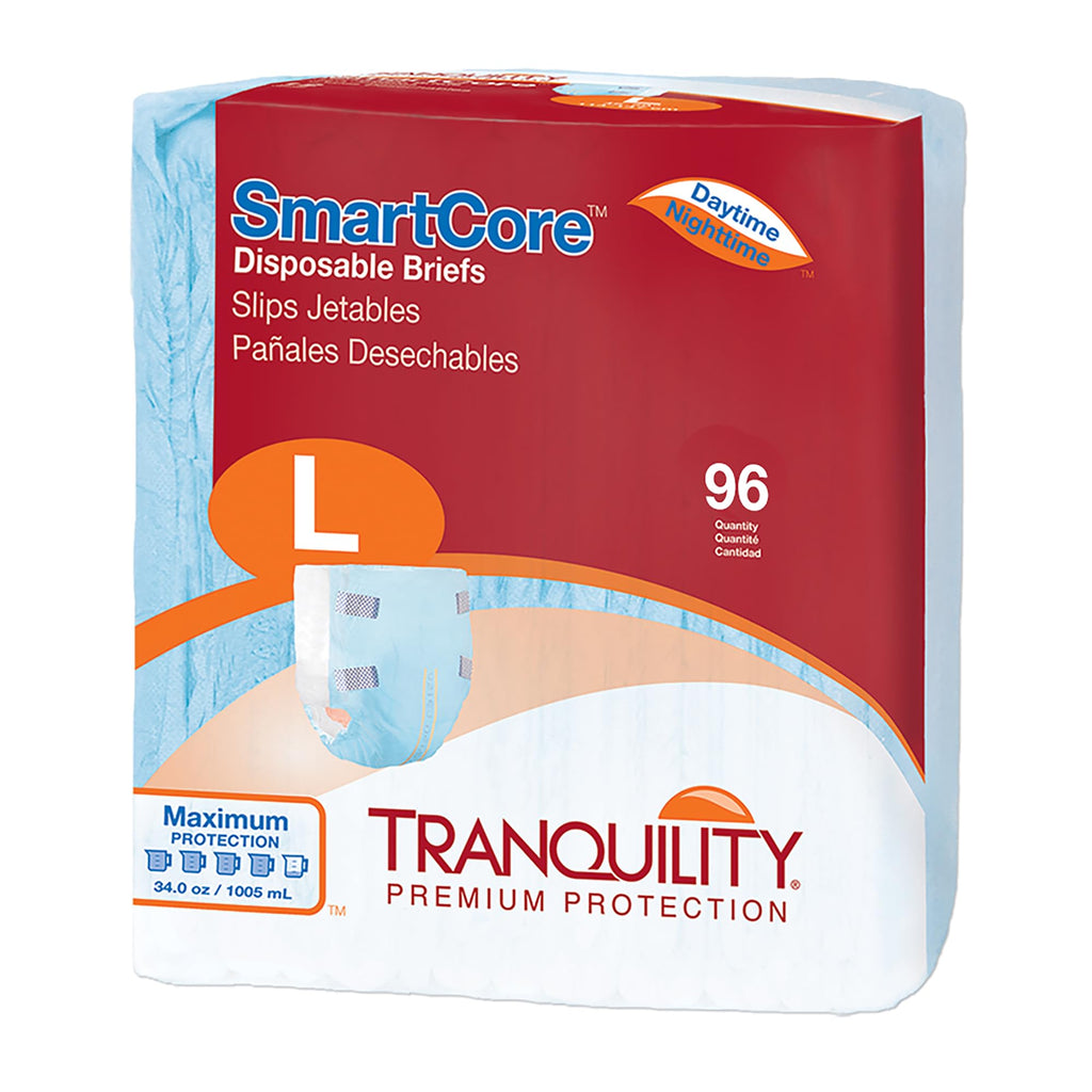 Adult Diapers with Tabs, Large, 96 Ct B630