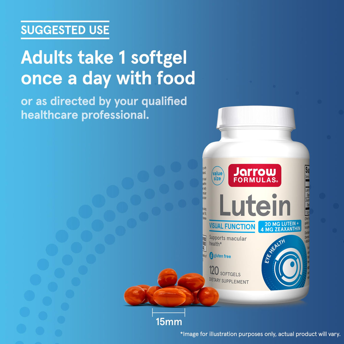 Lutein 20 mg with Zeaxanthin 120 Softgels H932