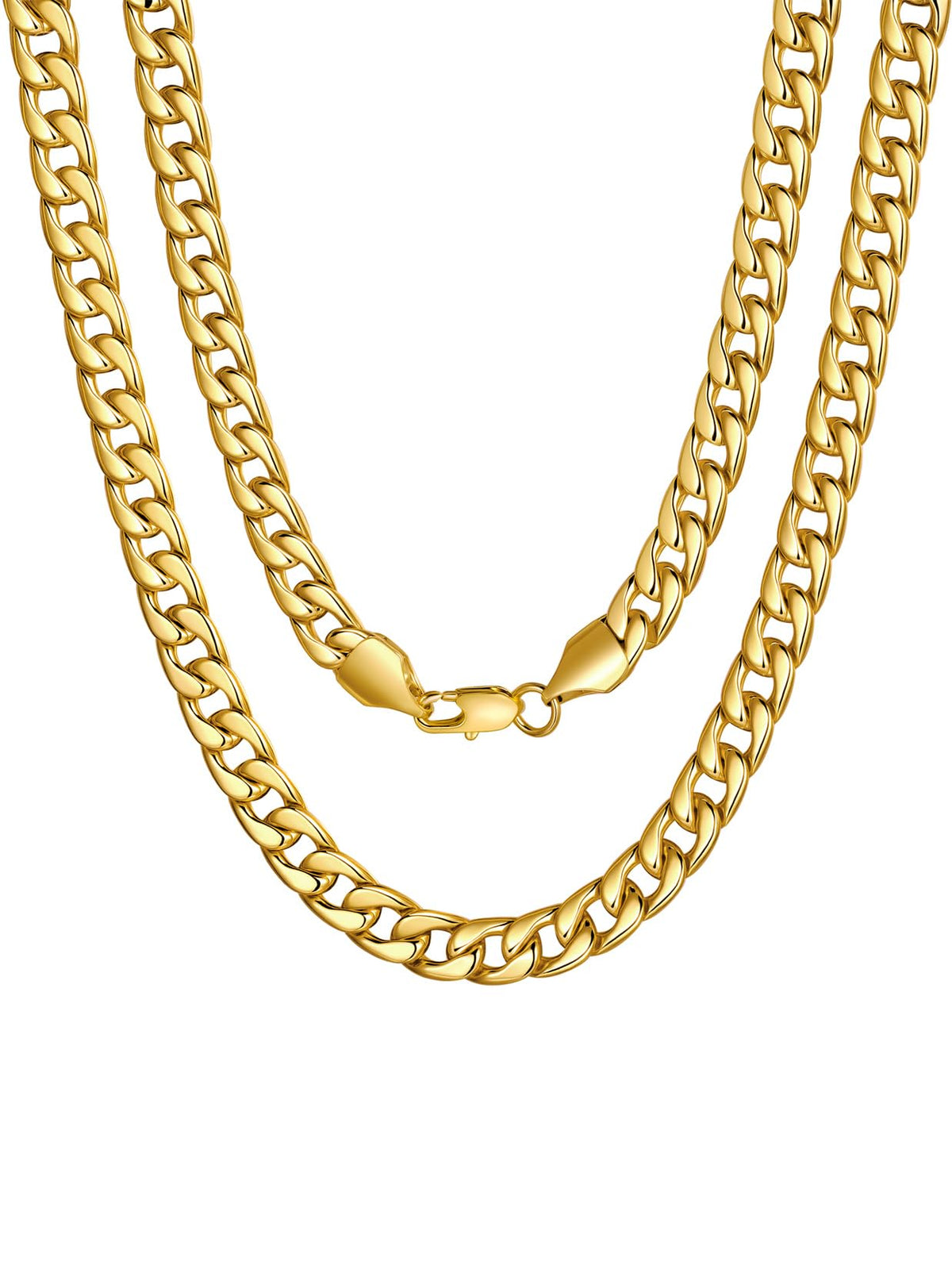 Cuban Link Chain Stainless Steel Necklace X367460
