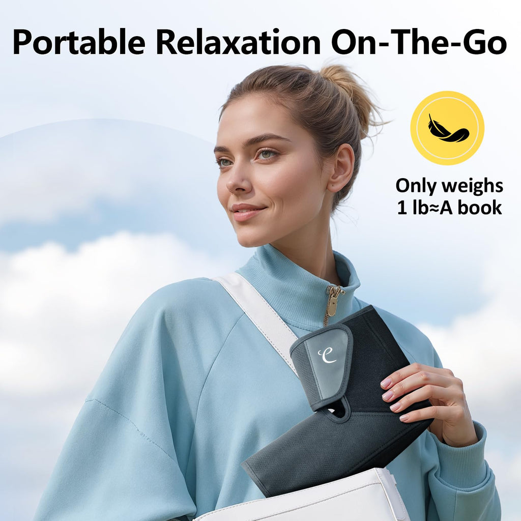 Portable Air Compression Foot Massager with Heat K61390