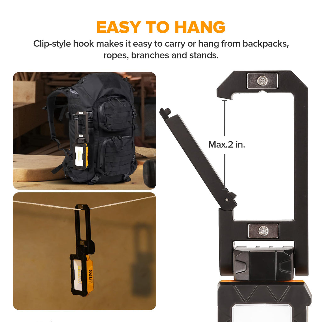 1000 Lumens LED Rechargeable Magnetic Work Light R132