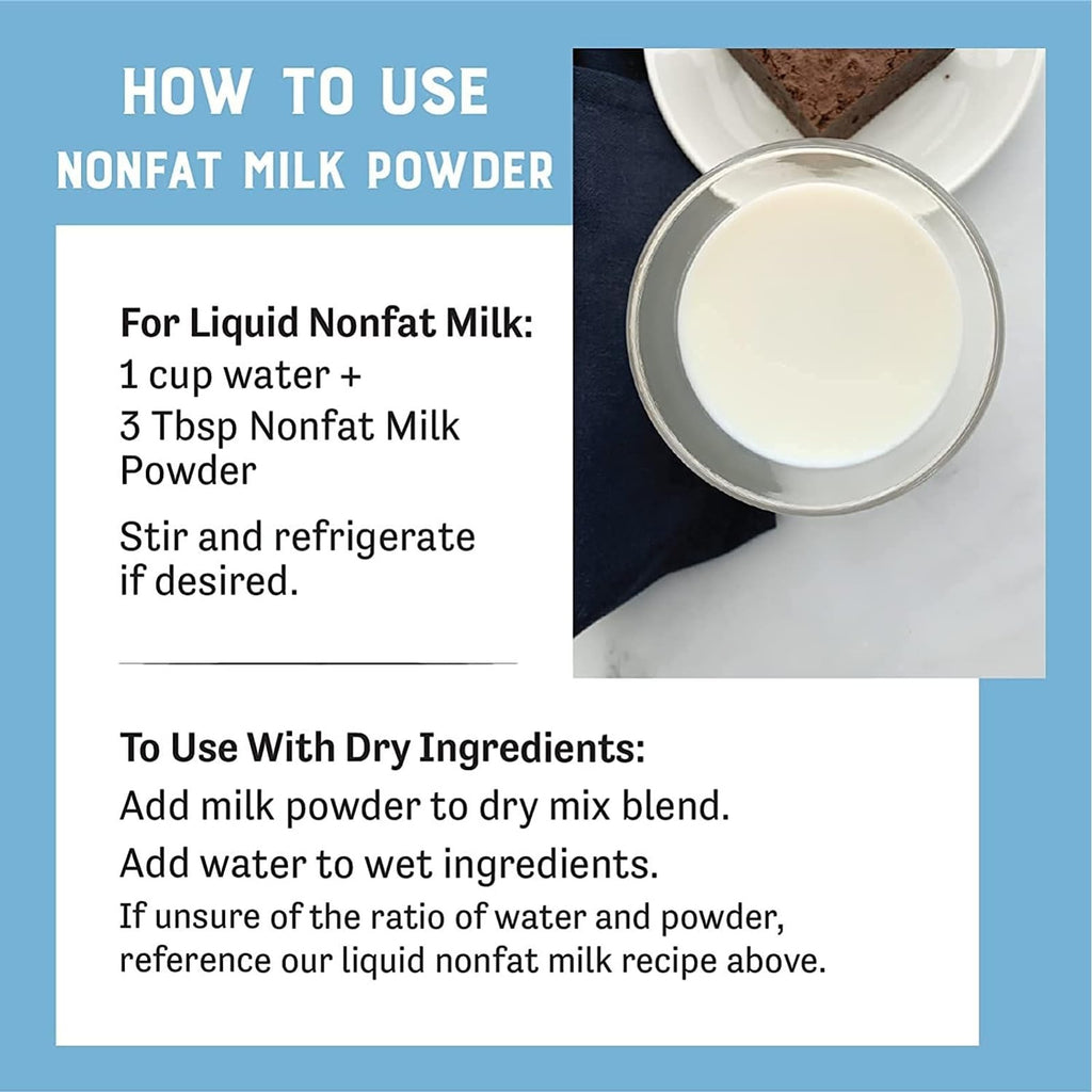 Gluten Free Non Fat Dry Powdered Milk 1.5 lb Q86390