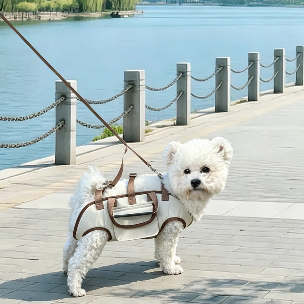 Hands Free Dog Backpack Carrier for Small Dogs, Breathable Pet Carrier with Adjustable Straps F994646