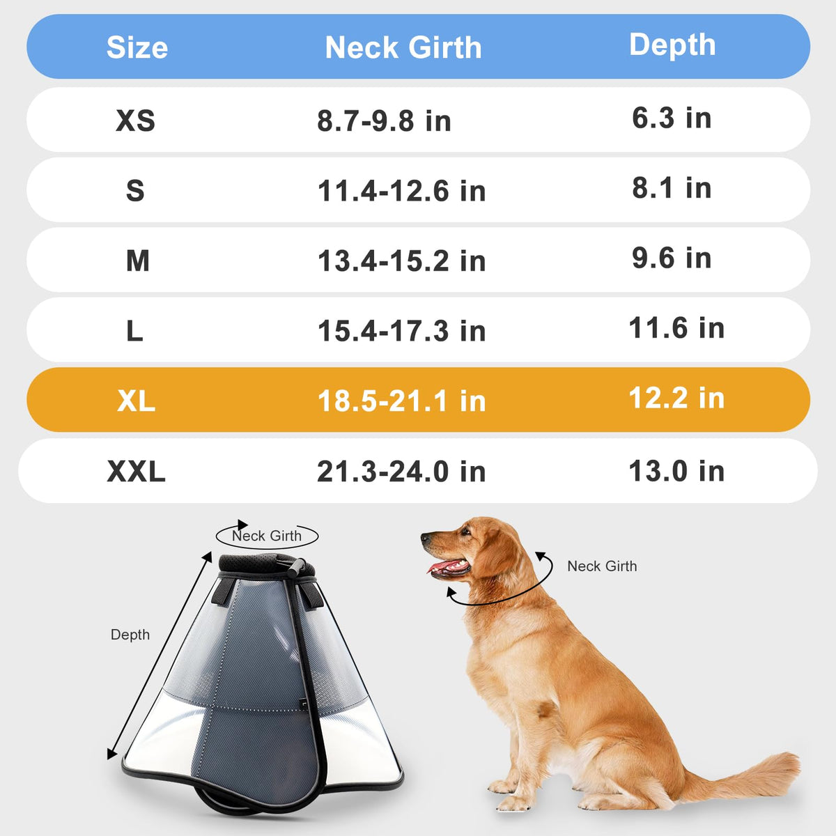 Soft Dog Cone Collar N802