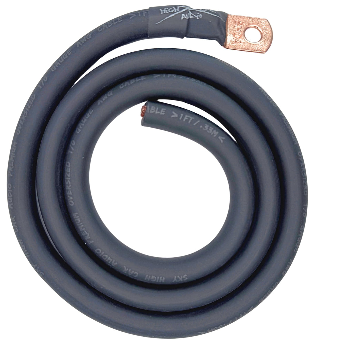 Oversized 1/0 Gauge AWG Electrical Wiring Kit M31206
