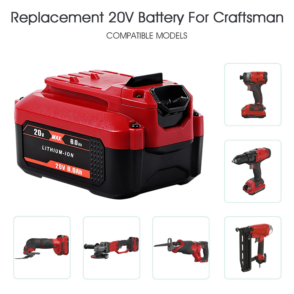 20V 6.0Ah Replacement Battery S963
