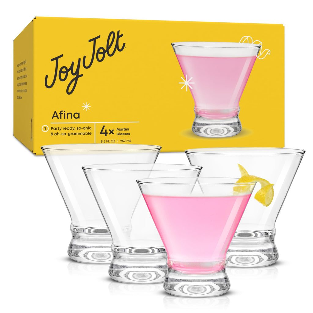 Stemless Martini Glasses Set of 4 S75543