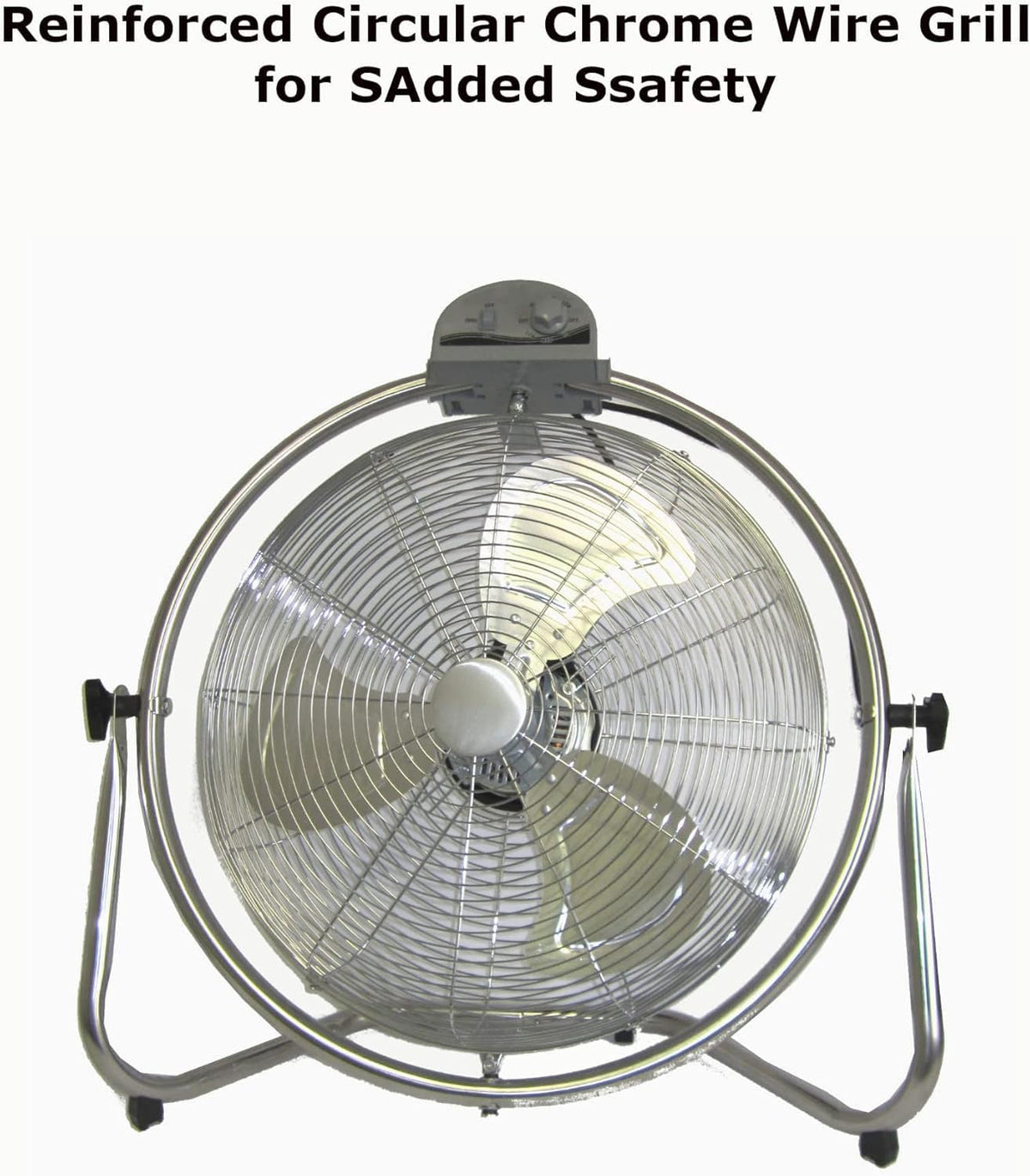 20 Inch 3 Speed Oscillating Floor Fan F4692
