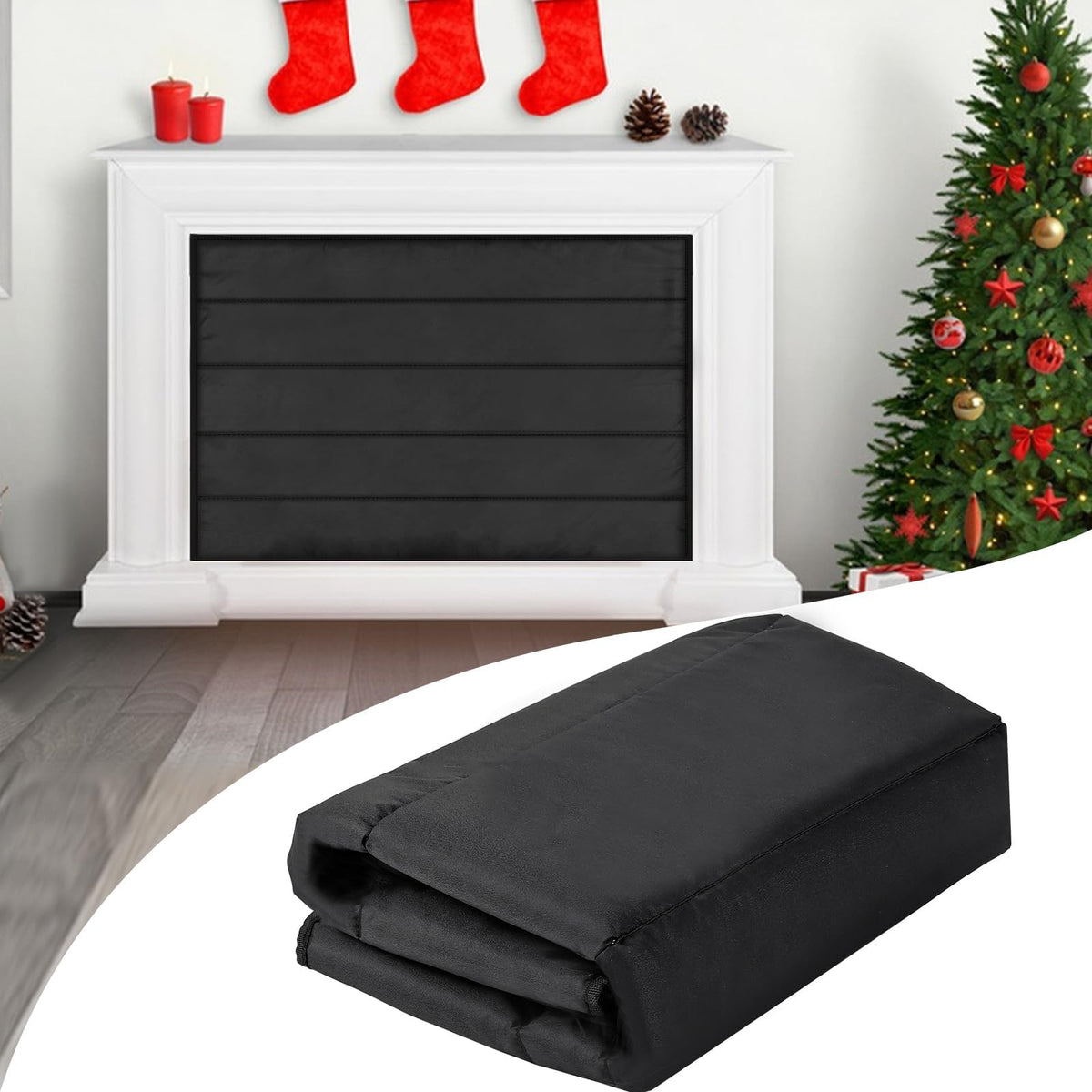 Magnetic Fireplace Cover 39"x32" Draft Stopper H217090