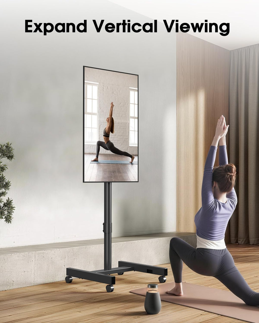 Rolling TV Stand for 13-50 Inch TVs U173