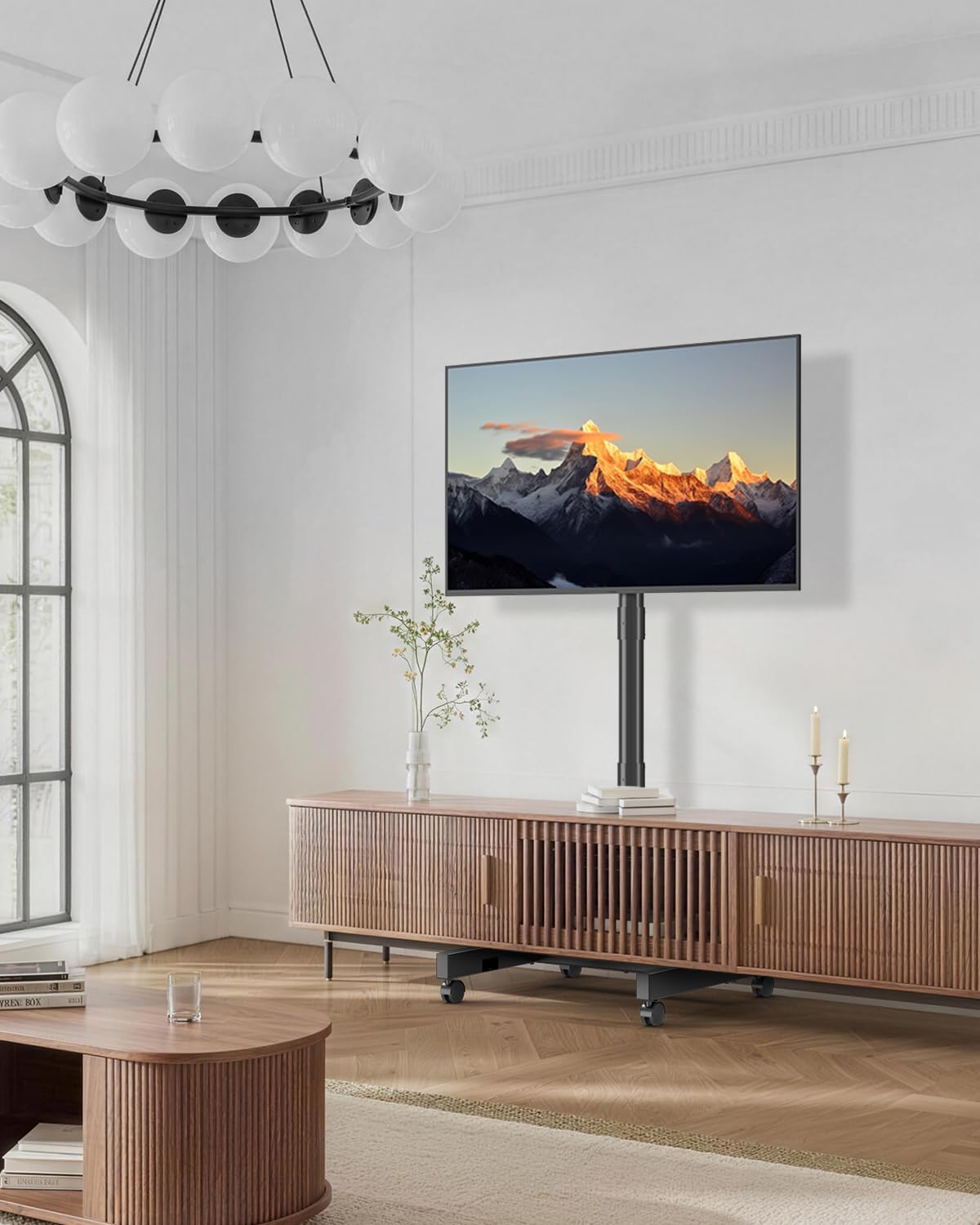 Rolling TV Stand for 13-50 Inch TVs U173