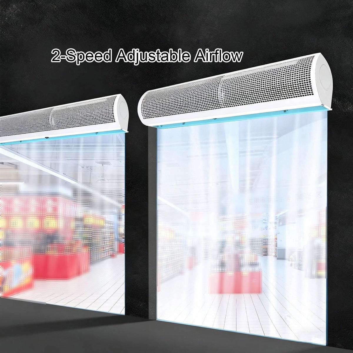 Wall Mounted 2 Speed Air Curtains N32782