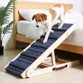 Foldable Wooden Dog Ramp 4 Adjustable Heights L23974