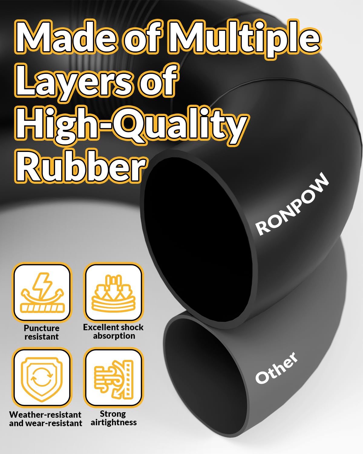 15x6.00-6 Inner Tube with TR-13 Valve Stem, 2 Pack C168